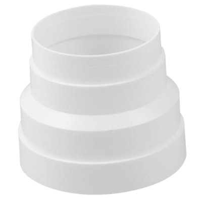 Overgang PVC wit &Oslash; 80-100