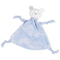 Blue Cuddly Baby Teething Bear