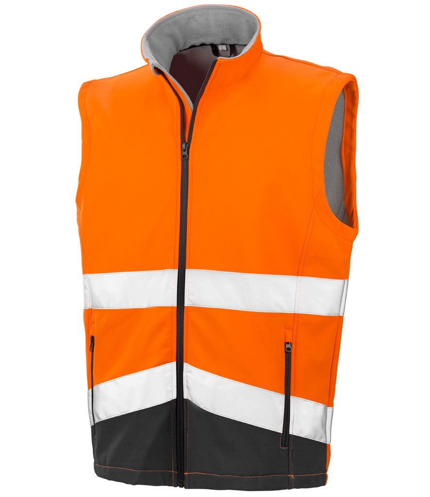 RESULT SAFE-GUARD PRINTABLE SAFETY SOFT SHELL GILET 