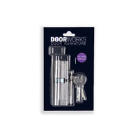 DW Euro Cylinder Key/Key 35:10:45mm (90mm) Nickel