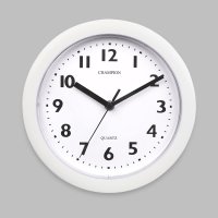 9" KITCHEN WALL CLOCK WHITE