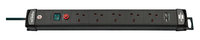 1951153600 PREMIUM-LINE FB EXT 5-GANG WITH SAFETY FUSE BUTTON AND USB CHARGER 3M