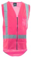 Hi Vis Night Only Zip Safety Vest