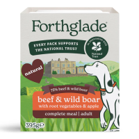 * Forthglade Gourmet Dog Beef & Wild Boar with Root Veg & Apple 395g x 7