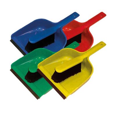 PLASTIC DUSTPAN & BRUSH SET  