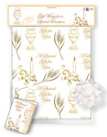 Communion Gift Paper/Tag/Bow   (C5000)