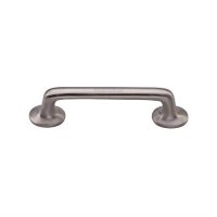 C0376-96-SN - Heritage Brass Cabinet Pull Traditional Design 96mm CTC Satin Nickel Finish