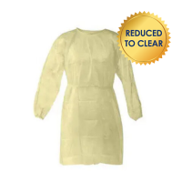 Homecare Medical Yellow Disposable Visitor Gown.