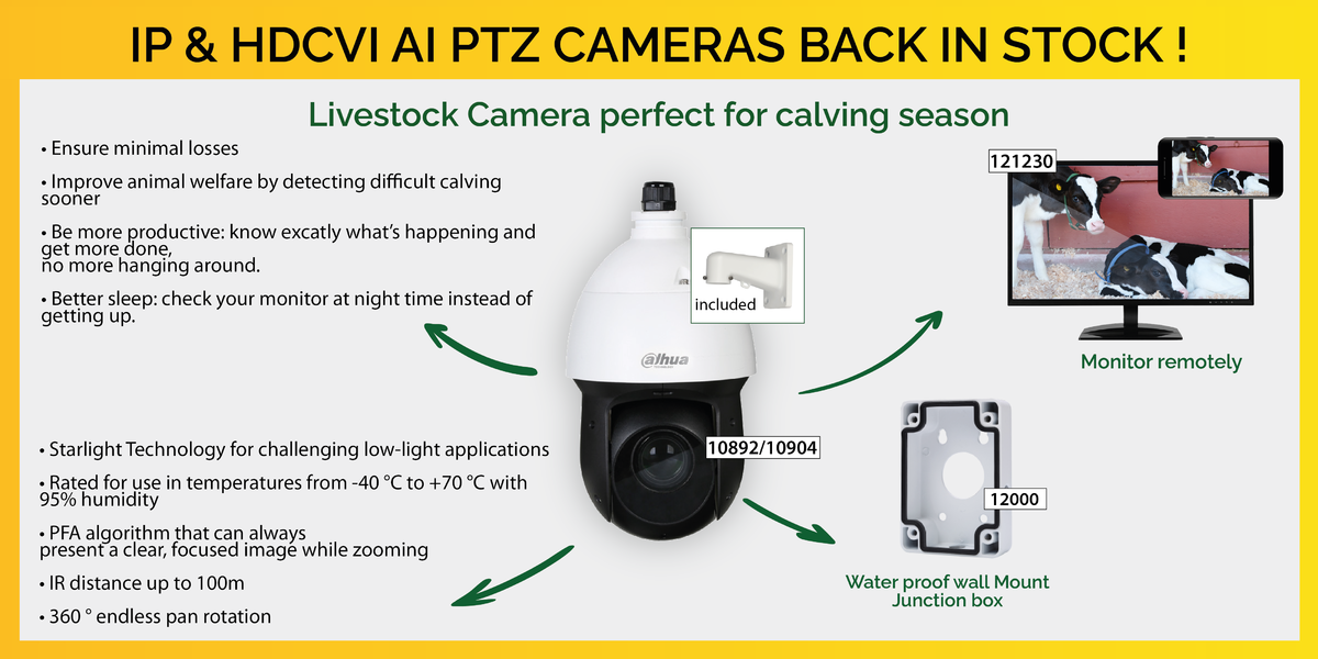 PTZ Back in stock