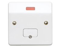 MK LOGIC PLUS  UNSWITCHED SPUR UNIT WITH NEON INDICATOR
