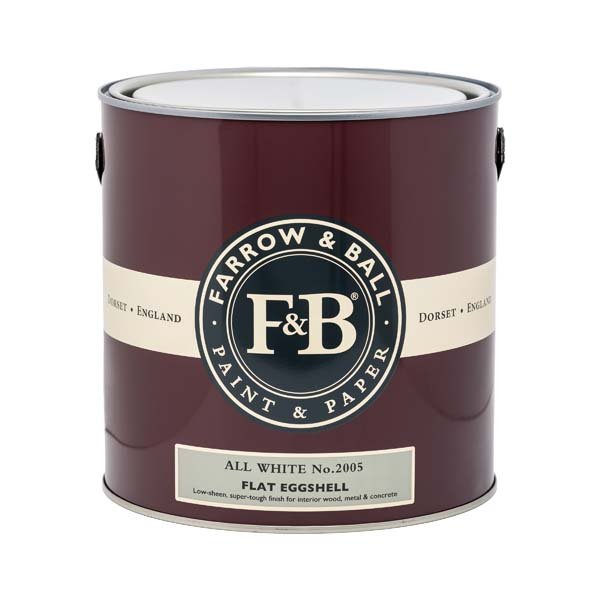 Farrow & Ball Flat Eggshell Paint Can
