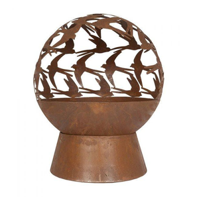 La Hacienda Leaves Globe Firepit