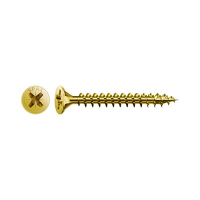 Spax Pozi Flat Countersunk Wood Screws 4.5 x 30mm 1081020450303