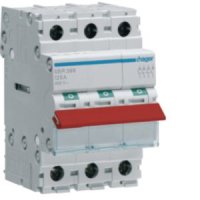 Hager 100A 3P Din Rail Isolator SBN390