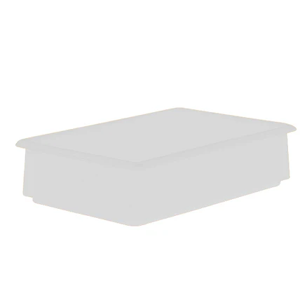 Hygienic Stacking Box - 615x415x155mm, White