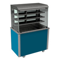 Versicarte Pro Refrigerated Grab & Go, 2xGN, Curved Glass & Closed Front, Standard Height