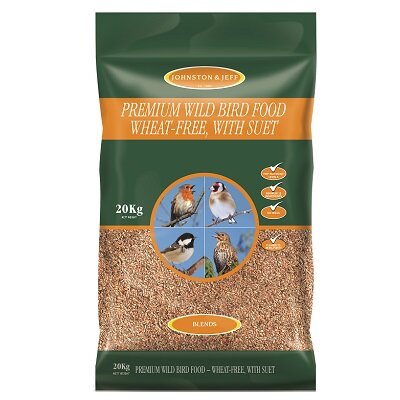 Johnston & Jeff Premium Wild Bird Husk Free 20kg