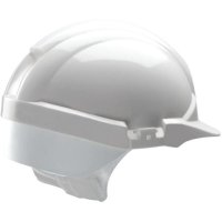 REFLEX SAFETY HELMET WHITE WITH SILVER REAR FLASH