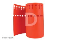 16cm ORANGE LOOP LOCK LABELS