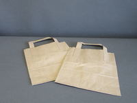 Bag/handle Small Brown Paper 7x11x9