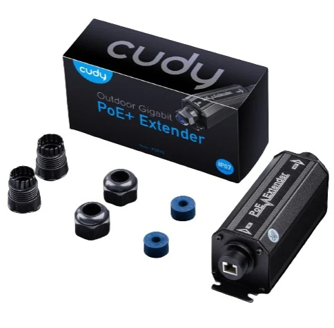 Cudy Outdoor Gigabit PoE+ Extender 100Mtr POE15