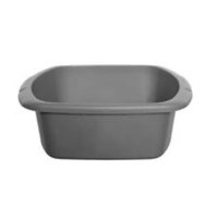 Small Square 32cm Washing Up Bowl (Silver)