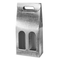 Silver Silk 2 Bottle Box 180 x 90 x 385mm - Pack of 10
