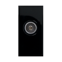 Triax Single TV IEC (F) Insert Black (304251)