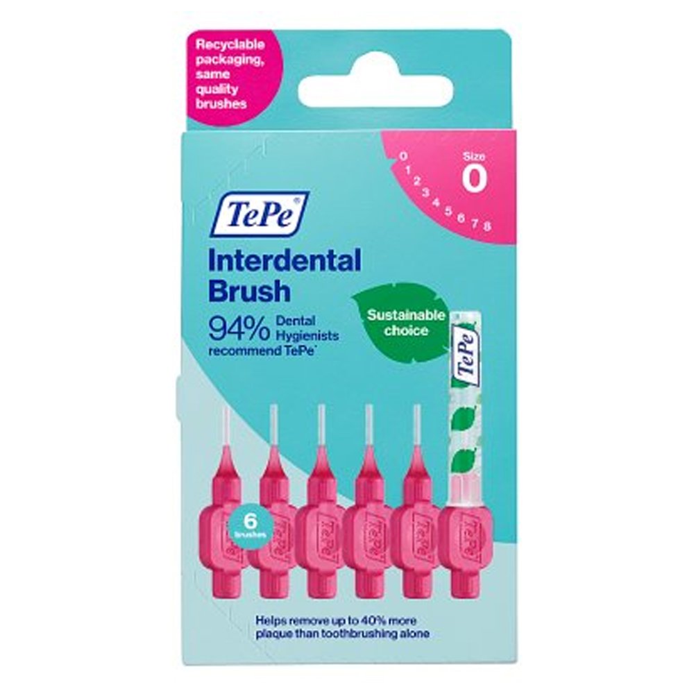 Tepe Interdental Brush 0.4 Pink 6s