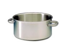 Casserole No Lid Stainless Steel 5.4 Litre 24cm Dia 12cmDeep