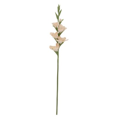 Real Touch Gladiolous Stem Peach - 86cm
