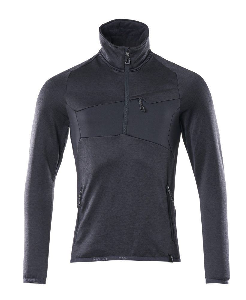 ACCELERATE FLEECE JUMPER WITH HALF ZIP