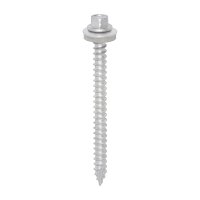 Tek Screws for Timber with Washer 6.3x80mm Box 100 Exterior