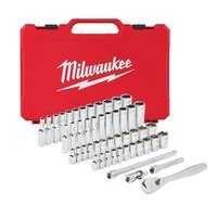 MILWAUKEE 1/4&rdquo; 50pc RATCHET AND SOCKET SET 4932464944