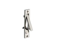 DW Rect. Finger Pull for Pocket Door Nickel