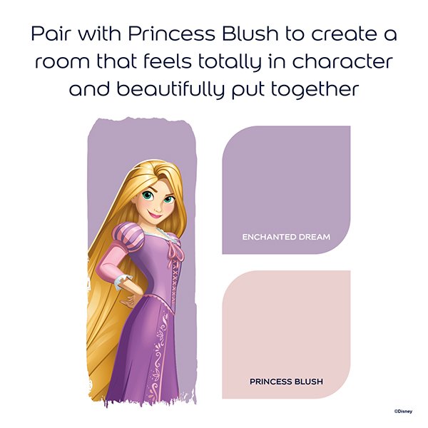Dulux Easycare Disney Tangled Colour Combination