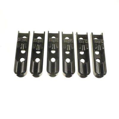 Electric bass guitar individual bridge