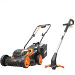 WORX 2 in 1 Lawnmower & Strimmer - 20v
