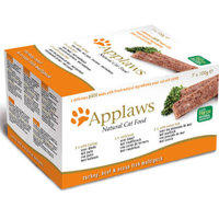 Applaws Cat Foil - Pate Multipack Fresh Selection Turkey Beef & Fish 100g x 7