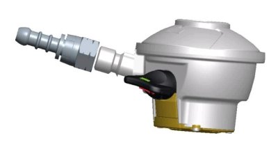 Flesontspanner Quick-on 37mbar 1,5kg/u Ø 20 1/4L+ slangpil