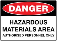 Hazardous Material Signs - Available in Sign Material - PVC, ACM, ADHESIVE