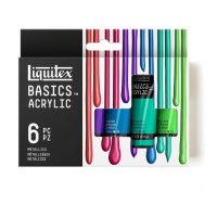 Liquitex Basics Set 6 x 22ml Metallic
