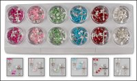 Frosted Glass Rosary/Display Pack (12in)   (60790)