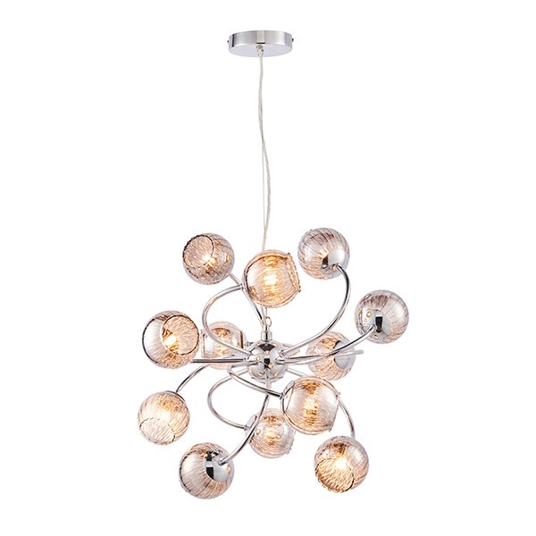 Endon Aerith Glass Pendant Light