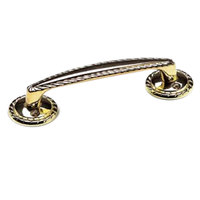 PREMIER 5" ROPE TWIST HANDLE BRASSED