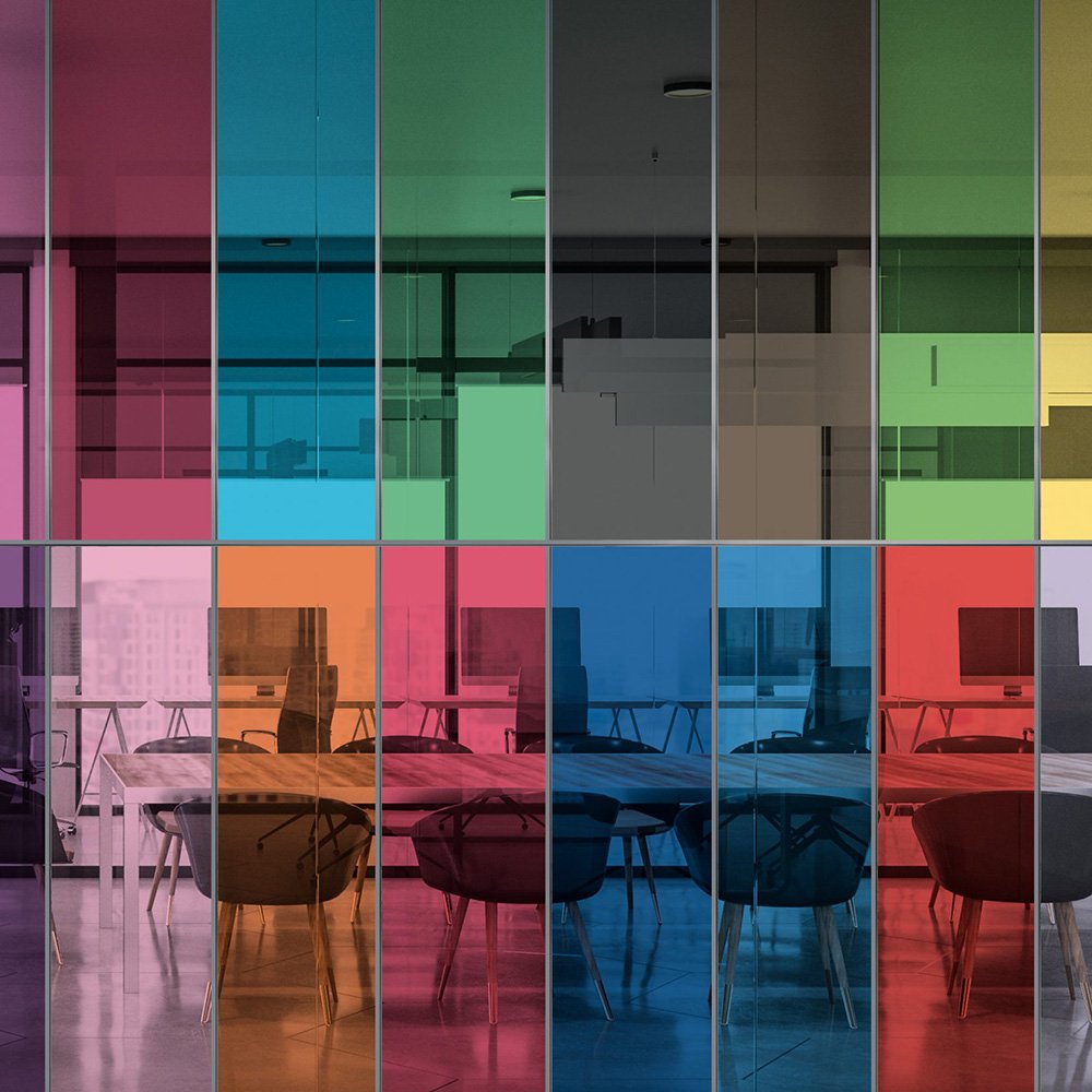 Coloured Glass Films &ndash; Transparent Colours