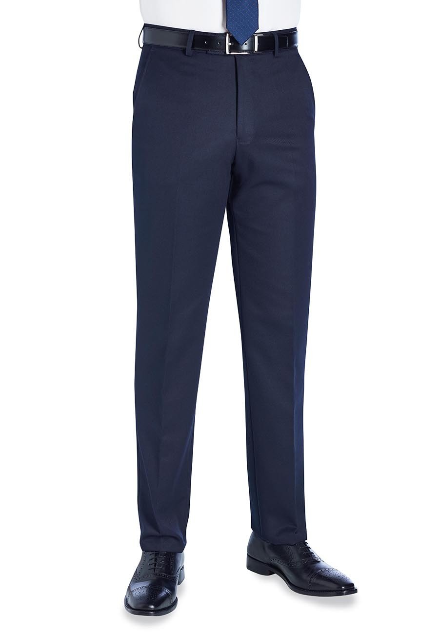 BROOK TAVERNER APOLLO FLAT FRONT TROUSERS
