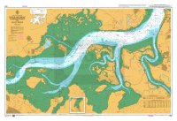 ADMIRALTY Chart - 1834 River Medway, Garrison Point to Folly Point