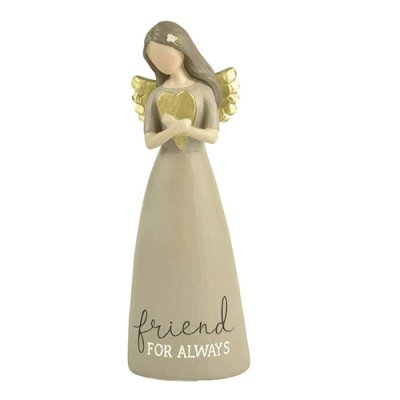 Feather & Grace With Heart Friend For Always