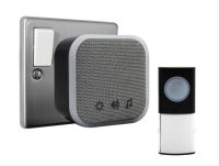 Uni-Com Plug-in Wireless Door Bell Chime Black